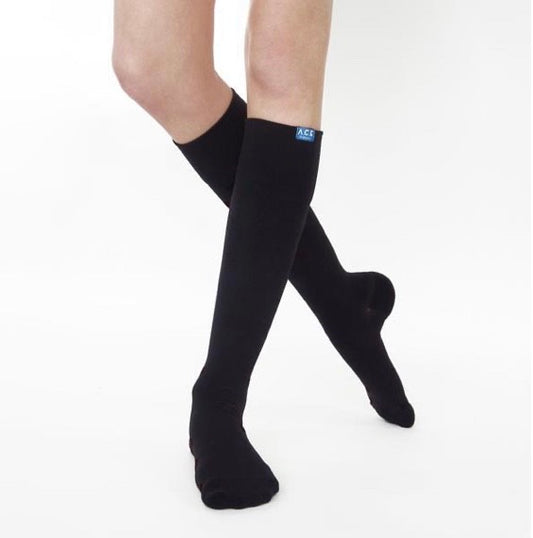 Black 15/20 MMHG Unisex Far Infrared Compression Socks